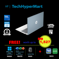HP 15-fd1092TU-32-W11P 15.6" Laptop/ Notebook (Core 5 120U, 32GB, 512GB, Intel, W11P, Off H&S)