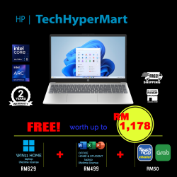 HP 15-fd1101TU-24-W11 15.6" Laptop/ Notebook (Ultra 5 125H, 24GB, 512GB, Intel Arc, W11H, Off H&S)