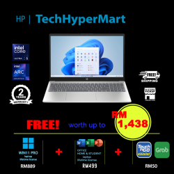 HP 15-fd1101TU-32-W11P 15.6" Laptop/ Notebook (Ultra 5 125H, 32GB, 512GB, Intel Arc, W11P, Off H&S)