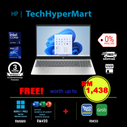 HP 15-fd1101TU-1-W11P-EPP 15.6" Laptop/ Notebook (Ultra 5 125H, 16GB, 1TB, Intel Arc, W11P, Off H&S)