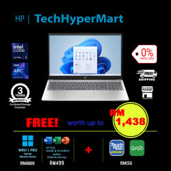 HP 15-fd1101TU-32-1-W11P-EPP 15.6" Laptop/ Notebook (Ultra 5 125H, 32GB, 1TB, Intel Arc, W11P, Off H&S)