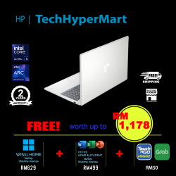 HP 15-fd1104TU-32-W11 15.6" Laptop/ Notebook (Ultra 5 125H, 32GB, 512GB, Intel Arc, W11H, Off H&S)