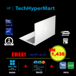HP 15-fd1104TU-W11P 15.6" Laptop/ Notebook (Ultra 5 125H, 16GB, 512GB, Intel Arc, W11P, Off H&S)