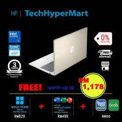 HP 15-fd1105TU-1-W11-EPP 15.6" Laptop/ Notebook (Core 5 120U, 8GB, 1TB, Intel, W11H, Off H&S)