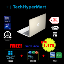 HP 15-fd1230TU-32-1-W11-EPP 15.6" Laptop/ Notebook (Ultra 5 125H, 32GB, 1TB, Intel Arc, W11H, Off Home 2024 + Off 365 Basic)