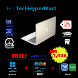 HP 15-fd1230TU-32-1-W11P-EPP 15.6" Laptop/ Notebook (Ultra 5 125H, 32GB, 1TB, Intel Arc, W11P, Off Home 2024 + Off 365 Basic)