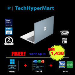 HP 15-fd1231TU-24-W11P 15.6" Laptop/ Notebook (Ultra 5 125H, 24GB, 512GB, Intel, W11P, Off Home 2024 + Off 365 Basic)