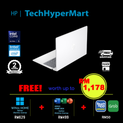 HP 15-fd1232TU-24-W11 15.6" Laptop/ Notebook (Ultra 5 125H, 24GB, 512GB, Intel, W11H, Off Home 2024 + Off 365 Basic)