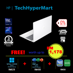 HP 15-fd1232TU-1-W11-EPP 15.6" Laptop/ Notebook (Ultra 5 125H, 16GB, 1TB, Intel Arc, W11H, Off Home 2024 + Off 365 Basic)