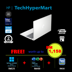 HP 15-fd2117TU 15.6" Laptop/ Notebook (Ultra 5 225U, 16GB, 512GB, Intel, W11H, Off Home 2024 + Off 365 Basic, AI)