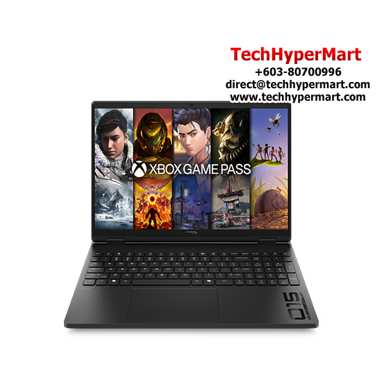 HP HyperX Omen 15-gb0040AX-32-W11 15.3" Laptop/ Notebook (Ryzen 5 240, 32GB, 512GB, NV RTX5050, W11H, Off Home 2024 + Off 365 Basic, 165Hz, AI Chip)