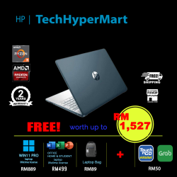 HP 15s-eq2195AU-24-W11P 15.6" Laptop/ Notebook (Ryzen 3 5300U, 24GB, 512GB, AMD Radeon, W11P, Off H&S)