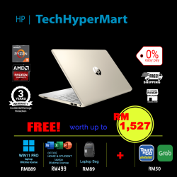 HP 15s-eq2196AU-16-1-W11P-EPP 15.6" Laptop/ Notebook (Ryzen 3 5300U, 16GB, 1TB, AMD Radeon, W11P, Off H&S)
