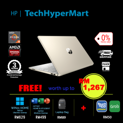HP 15s-eq2196AU-12-1-W11-EPP 15.6" Laptop/ Notebook (Ryzen 3 5300U, 12GB, 1TB, AMD Radeon, W11H, Off H&S)