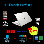 HP 15s-eq2197AU 15.6" Laptop/ Notebook (Ryzen 3 5300U, 8GB, 512GB, AMD Radeon, W11H, Off H&S)