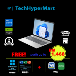 HP Pavilion Plus 16-ab0011TX-W11P 16" Laptop/ Notebook (i7-13700H, 16GB, 1TB, NV RTX3050, W11P, Off H&S)