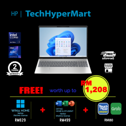 HP Pavilion Plus 16-ab1025TU 16" Laptop/ Notebook (Ultra 7 155H, 32GB, 1TB, Intel Arc, W11H, Off H&S + Off 365 Basic)