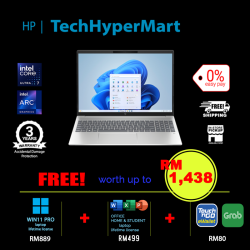 HP Pavilion Plus 16-ab1025TU-2-W11P-EPP 16" Laptop/ Notebook (Ultra 7 155H, 32GB, 2TB, Intel Arc, W11P, Off H&S + Off 365 Basic)