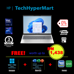 HP Pavilion Plus 16-ab1027TU-2-W11P-EPP 16" Laptop/ Notebook (Ultra 5 125H, 16GB, 2TB, Intel Arc, W11P, Off H&S + Off 365 Basic)