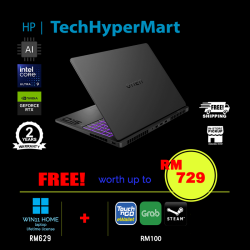 HP Omen Max 16-ah0142TX 16" Laptop/ Notebook (Ultra 9 275HX, 32GB, 2TB, NV RTX5090, W11H, 240Hz, AI Chip)