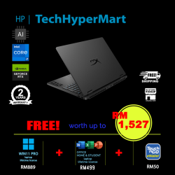 HP HyperX Omen 16-am2163TX-32-W11P 16" Laptop/ Notebook (i7-14650HX, 32GB, 512GB, NV RTX5060, W11P, Off Home 2024 + Off 365 Basic, 240Hz, AI)