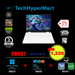 HP Omen 16-ap0057AX-1-W11-EPP 16" Laptop/ Notebook (Ryzen AI 7 350, 16GB, 1tB, NV RTX5070, W11H, Off Home 2024 + Off 365 Basic, 144Hz, AI Chip)