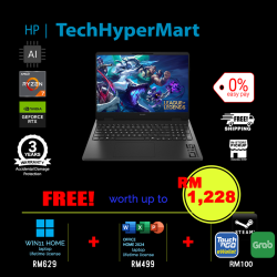 HP Omen 16-ap0058AX-1-W11-EPP 16" Laptop/ Notebook (Ryzen AI 7 350, 16GB, 1TB, NV RTX5070, W11H, Off Home 2024 + Off 365 Basic, 144Hz, AI Chip)