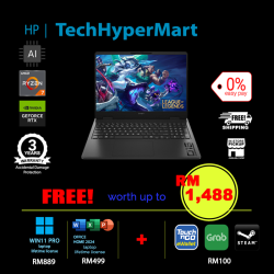 HP Omen 16-ap0058AX-1-W11P-EPP 16" Laptop/ Notebook (Ryzen AI 7 350, 16GB, 1TB, NV RTX5070, W11P, Off Home 2024 + Off 365 Basic, 144Hz, AI Chip)