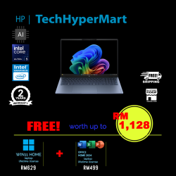 HP OmniBook 5 NGAI 16-bm0089TU 16" Laptop/ Notebook (Ultra 5 322, 16GB, 512GB, Intel, W11H, Off Home 2024 + Off 365 Basic, AI)