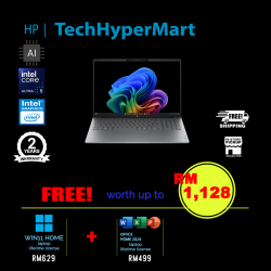 HP OmniBook 5 NGAI 16-bm0091TU 16" Laptop/ Notebook (Ultra 5 322, 16GB, 512GB, Intel, W11H, Off Home 2024 + Off 365 Basic, AI)