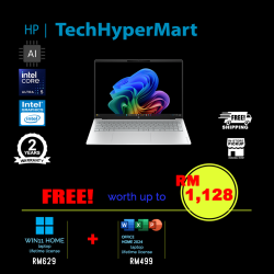 HP OmniBook 5 NGAI 16-bm0092TU 16" Laptop/ Notebook (Ultra 5 322, 16GB, 512GB, Intel, W11H, Off Home 2024 + Off 365 Basic, AI)