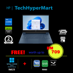 HP Victus 16-r0029TX 16.1" Laptop/ Notebook (i7-13700HX, 16GB, 512GB, NV RTX4070, W11H, 144Hz)