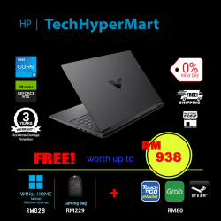 HP Victus 16-r0030TX-1-W11-EPP 16.1" Laptop/ Notebook (i5-13500HX, 16GB, 1TB, NV RTX4070, W11H, 144Hz)
