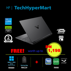 HP Victus 16-r0030TX-24-W11P 16.1" Laptop/ Notebook (i5-13500HX, 24GB, 512GB, NV RTX4070, W11P, 144Hz)