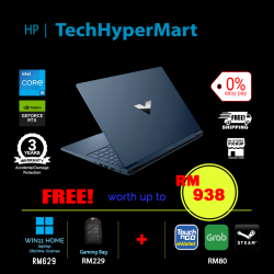 HP Victus 16-r0032TX-24-1-W11-EPP 16.1" Laptop/ Notebook (i5-13500HX, 24GB, 1TB, NV RTX4070, W11H, 144Hz)