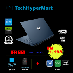 HP Victus 16-r0032TX-32-W11P 16.1" Laptop/ Notebook (i5-13500HX, 32GB, 512GB, NV RTX4070, W11P, 144Hz)