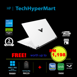 HP Victus 16-r0043TX-32-W11P 16.1" Laptop/ Notebook (i5-13500HX, 32GB, 512GB, NV RTX4050, W11P, 144Hz)