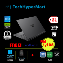 HP Victus 16-r0048TX-24-1-W11P-EPP 16.1" Laptop/ Notebook (i5-13500HX, 24GB, 1TB, NV RTX3050, W11P, 144Hz)