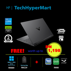 HP Victus 16-r0048TX-32-W11P 16.1" Laptop/ Notebook (i5-13500HX, 32GB, 512GB, NV RTX3050, W11P, 144Hz)