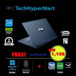 HP Victus 16-r0050TX-24-W11P 16.1" Laptop/ Notebook (i5-13500HX, 24GB, 512GB, NV RTX3050, W11P, 144Hz)
