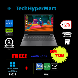 HP Victus 16-r0326TX-1-W11-EPP 16.1" Laptop/ Notebook (i7-13700HX, 16GB, 1TB, NV RTX4060, W11H, 165Hz)