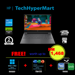 HP Victus 16-r0392TX-24-W11P 16.1" Laptop/ Notebook (i5-13500HX, 24GB, 512GB, NV RTX4060, W11P, Off H&S + Off 365 Basic, 165Hz)