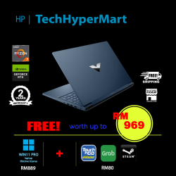 HP Victus 16-s0028AX-W11P 16.1" Laptop/ Notebook (Ryzen 7 7840HS, 16GB, 512GB, NV RTX4070, W11P, 144Hz)