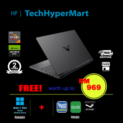 HP Victus 16-s0029AX-W11P 16.1" Laptop/ Notebook (Ryzen 7 7840HS, 16GB, 512GB, NV RTX4060, W11P, 144Hz)