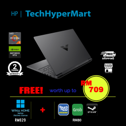 HP Victus 16-s0029AX 16.1" Laptop/ Notebook (Ryzen 7 7840HS, 16GB, 512GB, NV RTX4060, W11H, 144Hz)
