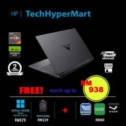 HP Victus 16-s0029AX-32-W11 16.1" Laptop/ Notebook (Ryzen 7 7840HS, 32GB, 512GB, NV RTX4060, W11H, 144Hz)