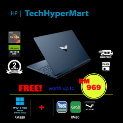 HP Victus 16-s0031AX-W11P 16.1" Laptop/ Notebook (Ryzen 7 7840HS, 16GB, 512GB, NV RTX4060, W11P, 144Hz)