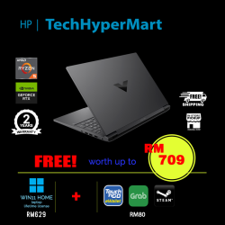HP Victus 16-s0035AX 16.1" Laptop/ Notebook (Ryzen 5 7640HS, 16GB, 512GB, NV RTX4060, W11H, 144Hz)