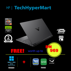 HP Victus 16-s0035AX-W11P 16.1" Laptop/ Notebook (Ryzen 5 7640HS, 16GB, 512GB, NV RTX4060, W11P, 144Hz)