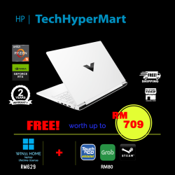 HP Victus 16-s0036AX 16.1" Laptop/ Notebook (Ryzen 5 7640HS, 16GB, 512GB, NV RTX4060, W11H, 144Hz)